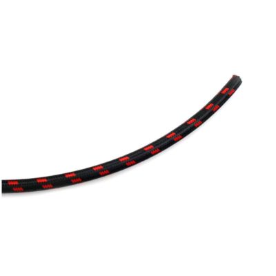 Fil d'allumage NN PRODUCTS RETRO Ø 7mm x 1m tissu textil noir/rouge-par mètre