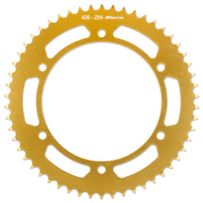 Couronne 428/54D alu couleur or Fantic TL125 Motard