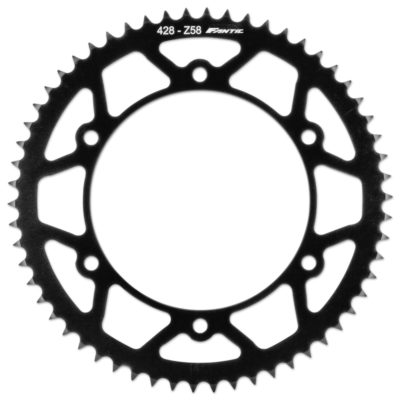 Couronne 428/58D alu noir Fantic Caballero 125, TL125