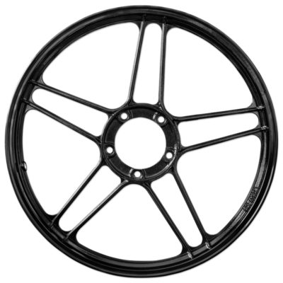 Jante avant/arrière 1.35x17 pouces GRIMECA imitation vide noir Maxi S/N, X30 NG