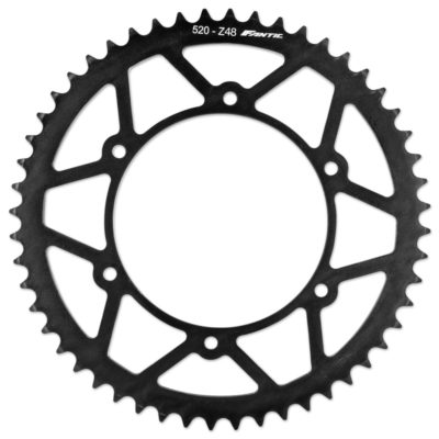 Couronne 520/48D acier noir Fantic Caballero 500
