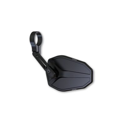 Rétroviseur d'embout guidon HIGHSIDER VICTORY-SLIM court noir E-Hom