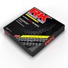 Kit chaîne RK 14 x 69 / 428 HSB, sans O-Ring, Aprilia RX 125, Malaguti, Mondial