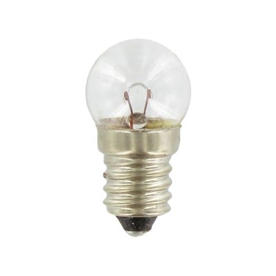 Ampoule blanche 6V 0.6W E10 (Solex)