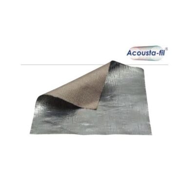 Matelas/Feuille isolante *ACOUSTA-FIL* fibres verre, alu 250x250mm 600g