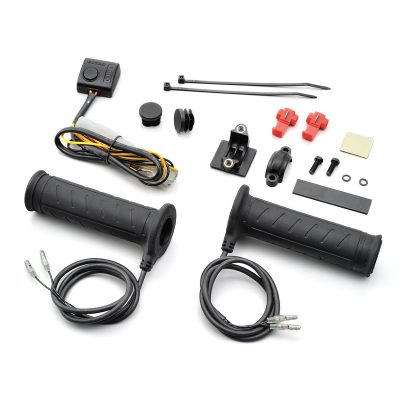 Poignées chauffantes Ø 22mm réglable DAYTONA 4 étapes L: 128mm