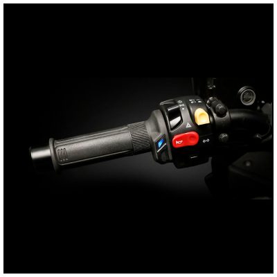 Poignées chauffantes Ø 22mm réglable KOSO HG-13, 5 étapes L: 130mm