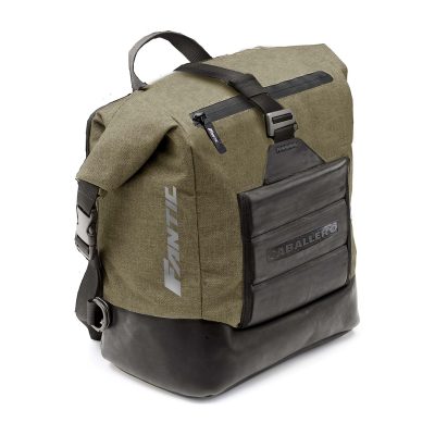 Sacoche latérale Fantic Caballero noir/vert