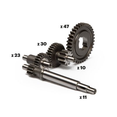 Engrenage Racing Malossi (rapport 13:1) Piaggio Ciao/SI avec variateur