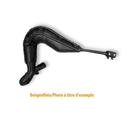 Echappement Yamaha DT 50 LC Vorderteil