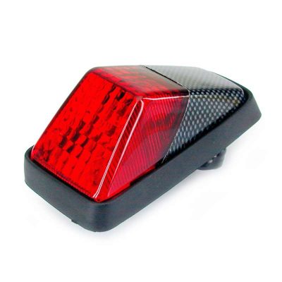 Feu arrière Honda XR carbon/rouge PRIX NET