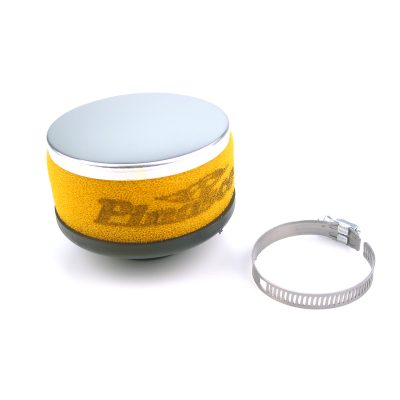 Filtre à air Pinasco jaune alu droit raccord Ø 32mm