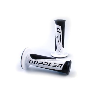 Poignées DOPPLER paire CROSS CONCEPT Ø 22 x 125mm blanc/noir fermés