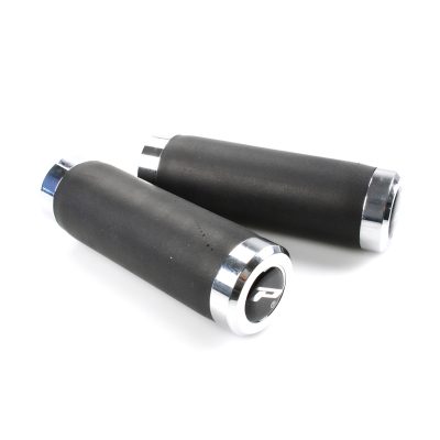Poignées PRO GRIP (paire) CUSTOM - STYLE Ø 25.4x130mm noir fermé