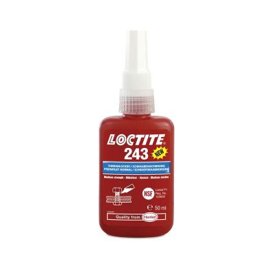 Arrêt de vis LOCTITE (243) résistance moyenne/forte 20Nm liquide 50ml