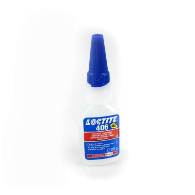 Colle LOCTITE (406) pour plastiques difficiles à coller PE, PP, PTFE
