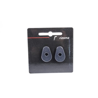 Plaquette clignos RIZOMA paire (adaptateur) noir Ducati / MV Agusta /