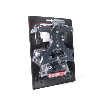 Support plaque avec eclairage RIZOMA FOX noir Yamaha MT-09 2017> homologé