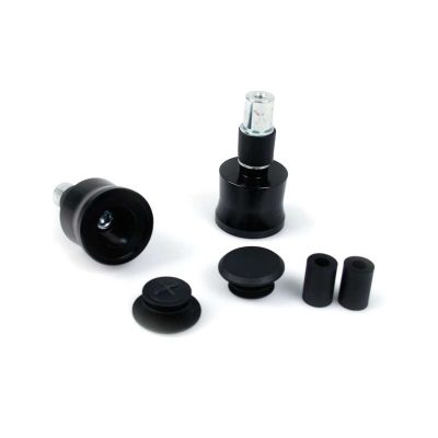 Embouts de guidon LSL (paire) STYLE en noir en alu (Ø 35 x 28mm) 85gr