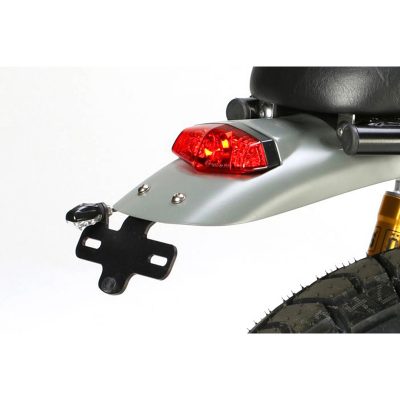 Support plaque LSL EXTREME noir universel montage sous garde-boue