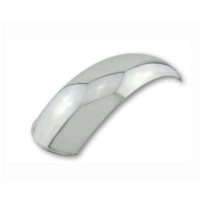 Garde boue LSL universel arrière alu poli pour radius 400mm 600 x B 180 mm