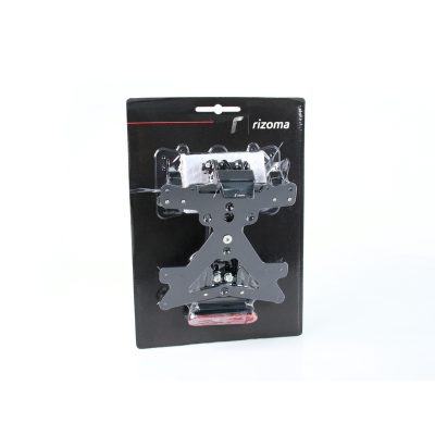 Support plaque avec éclairage LED RIZOMA FOX noir Yamaha MT-09 Tracer 2018>