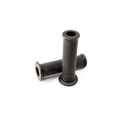 Poignée LSL (paire) sport (Ø 22 x 125mm) en gomme en noir/MEDIUM (ouvert)