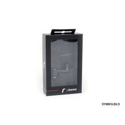 Retro RIZOMA (pce) QUANTUM END noir guidons 22-30mm