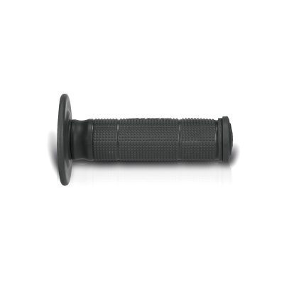 Poignées Ariete (paire) CROSS - HALF WAFFLE Ø 22x115mm SOFT noir fermées