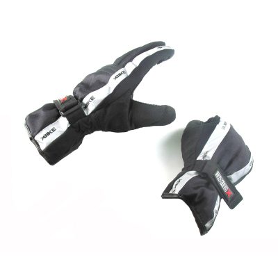 Gants XBIKE (Paar) SCOOTER PRO noir gris bande réfléchissante taille L