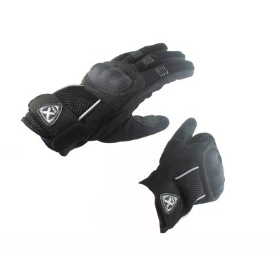 Gants XBIKE (Paar) HI PRO elastiques noir renforcé au Kevlar taille XL
