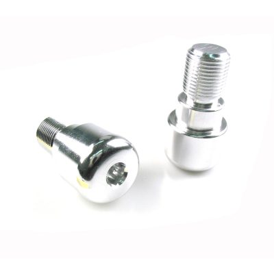 Embout guidon XBIKE original argenté Yamaha R6 99-05