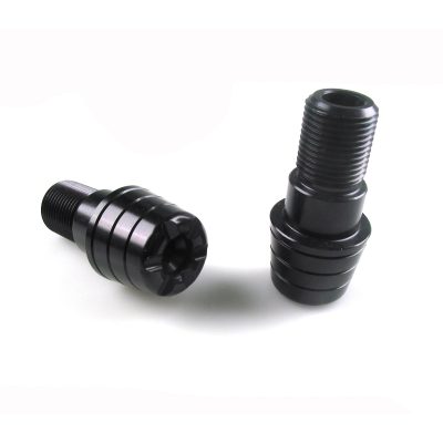 Embout guidon XBIKE argenté Yamaha R6 filetage M18