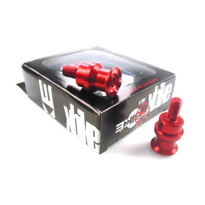 Boulon lève-moto XBIKE (paire) rouge Suzuki/Honda/BMW M8 x 1.25mm
