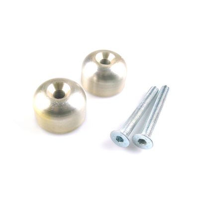 Embout guidon XBIKE orignal argenté Suzuki M6