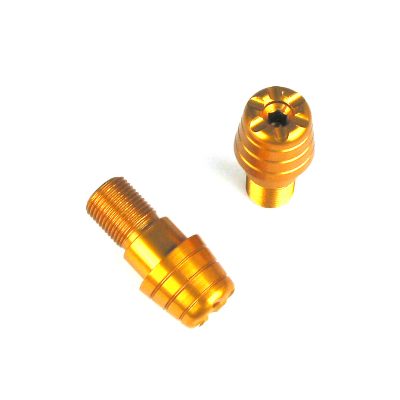 Embout guidon XBIKE doré Yamaha R6 mit Gewinde M18