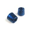 Embout guidon XBIKE bleu Kawasaki ZX6R/9R/Z750/Z1000/ER6N M8x1.25mm