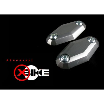 Cache retro carénage XBIKE argenté Kawasaki 2
