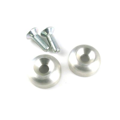 Embout guidonXBIKE orignal argenté Kawasaki M8