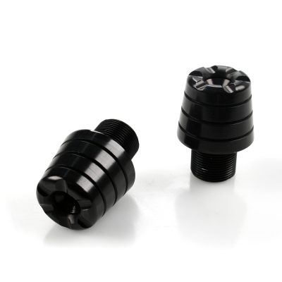 Embout guidonXBIKE noir Kawasaki M17