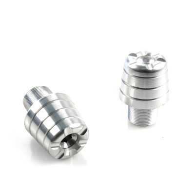 Embout guidonXBIKE argenté Kawasaki ZX10R M17