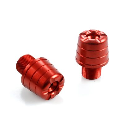 Embout guidonXBIKE rouge Kawasaki ZX10R M17