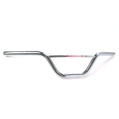 Guidon CUPPINI ATENE chromé Ø 22mm 65 x 12 décalé 11cm