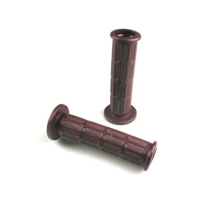 Poignées Domino (paire) STREET - JAPAN Ø 22x120mm rouge bordeaux ouvert
