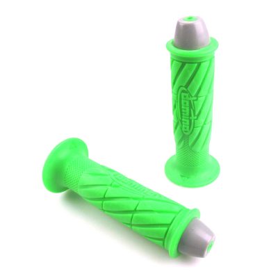Poignées Domino (paire) STREET - STYLING Ø 22x135mm vert ouvert/fermé