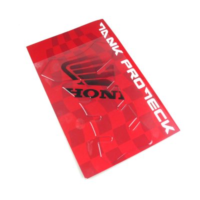 Protège réservoir4R 3D RACING HONDA super transparent avec logo