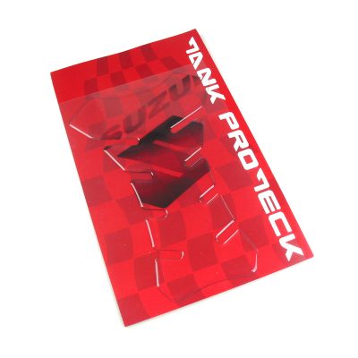 Protège réservoir4R 3D RACING SUZUKI super transparent avec logo