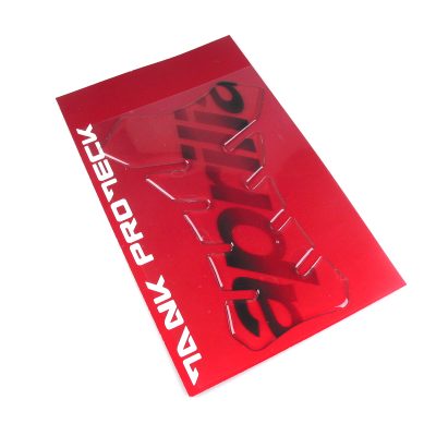 Protège réservoir4R 3D RACING APRILIA super transparent avec logo