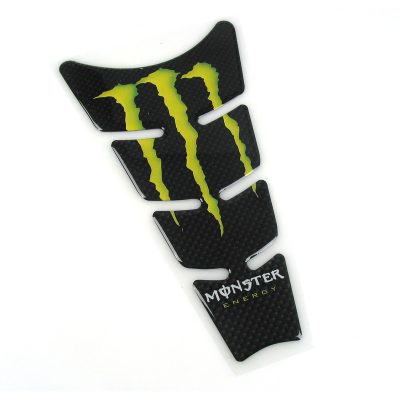 Protège réservoir4R MONSTER ENERGY carbon/vert