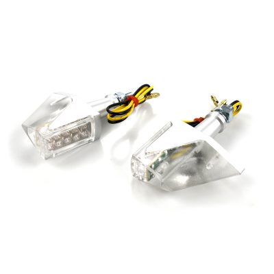 Clignos VICMA (paire) HIGHTECH argenté alu LED 360° 41x21mm homologé